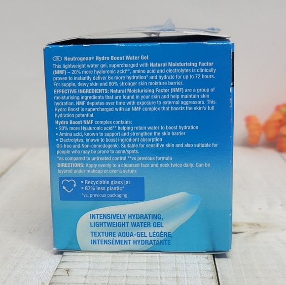Neutrogena Hydro Boost Water Gel with Hyaluronic Acid BNIB - Picture 8 of 12